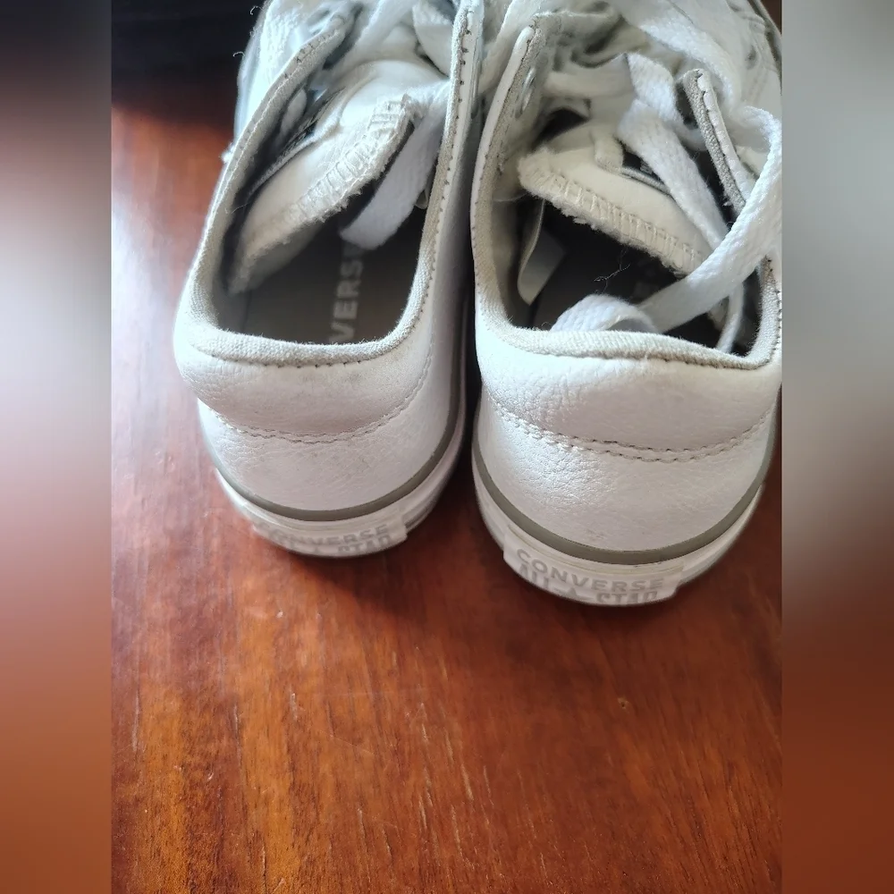 Converse All Star Classic White Kids Sneakers Size 12